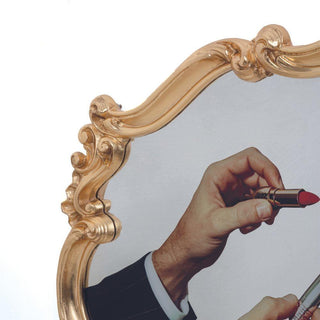 Seletti Toiletpaper Baroque Mirror lipstick mirror Buy now on Shopdecor