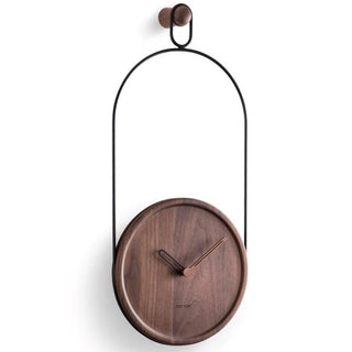 Nomon Eslabón wall clock walnut Buy now on Shopdecor