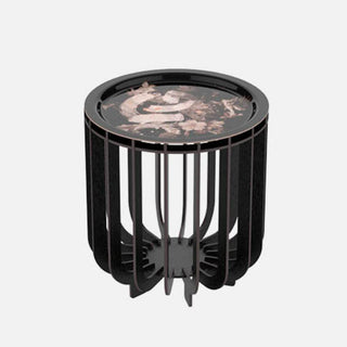 Ibride Extra-Muros Medusa 39 OUTDOOR coffee table with Lévitation Rose tray diam. 39 cm. Buy now on Shopdecor