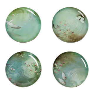 Ibride Faux-Semblants Extra-Plates Yuan Narcisse set 4 plates diam. 25 cm. Buy now on Shopdecor