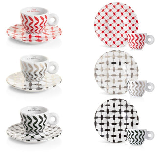 Illy Art Collection Mona Hatoum set 6 cappuccino cups Buy now on Shopdecor