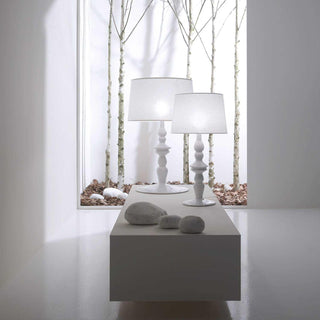 Karman Alìbababy table lamp C101 white linen Buy now on Shopdecor