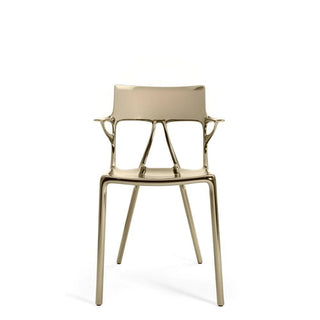 Kartell A.I. metallized chair for indoor use Buy now on Shopdecor