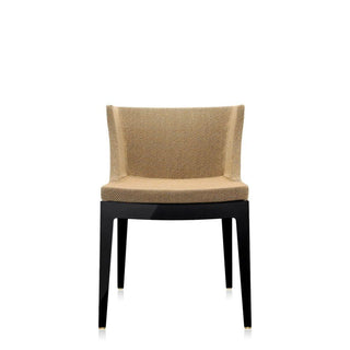 Kartell Mademoiselle Kravitz armchair raffia fabric woven fabric with black structure Buy now on Shopdecor