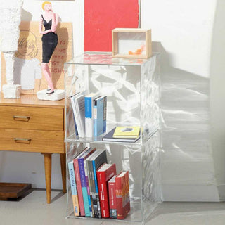 Kartell Optic cube-shaped container without door Buy now on Shopdecor
