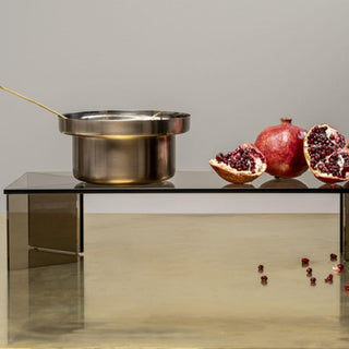 KnIndustrie Variations On The Table glass gastronomic centerpiece bronze Buy now on Shopdecor