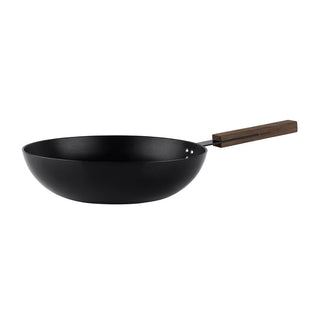 KnIndustrie Black Pasta Pan/Wok - black Buy now on Shopdecor