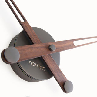 Nomon Merlín T 4T wall clock graphite diam. 125 cm. Buy now on Shopdecor