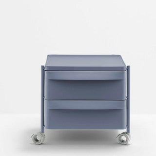 Pedrali Boxie BXL 2C chest of drawers with 2 drawers and wheels Buy now on Shopdecor