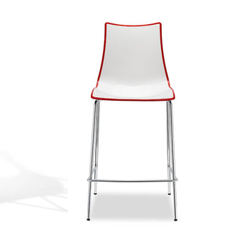 Scab Zebra Two-Coloured stool h. 65 cm by Luisa Battaglia Buy now on Shopdecor