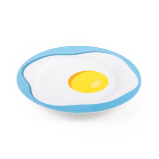 Seletti Blow Egg dinner plate diam. 27 cm. with egg decor Buy now on Shopdecor