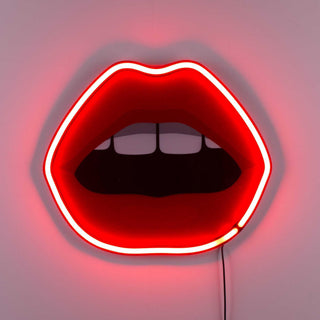 Seletti Blow Neon Lamp Mouth LED wall lamp Buy now on Shopdecor