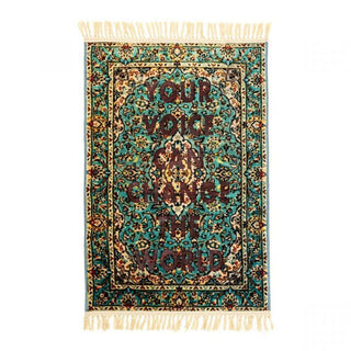 Seletti Burnt Carpet Voice carpet 120x80 cm. Buy now on Shopdecor