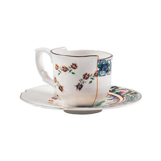 Seletti Hybrid porcelain coffee cup Tamara with saucer Buy now on Shopdecor