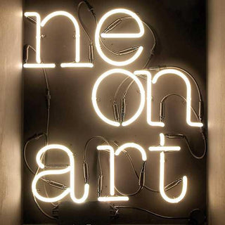 Seletti Neon Art 5 wall light letter white Buy now on Shopdecor