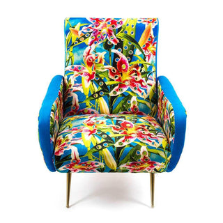 Seletti Toiletpaper Armchair Flowers with Holes Buy now on Shopdecor