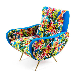 Seletti Toiletpaper Armchair Flowers with Holes Buy now on Shopdecor