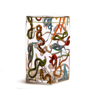 Seletti Toiletpaper Glass Vases Snakes vase h. 30 cm. Buy now on Shopdecor