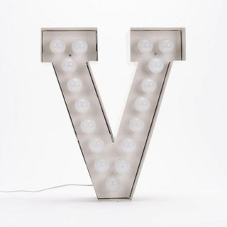 Seletti Vegaz Letter V white Buy now on Shopdecor