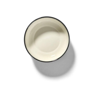 Serax Dé high plate diam. 15.5 cm. off white/black var A Buy now on Shopdecor