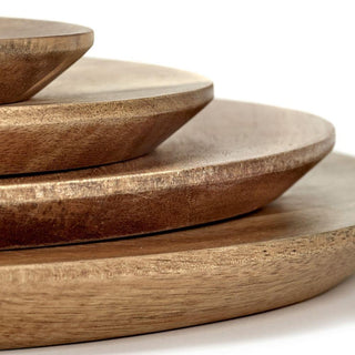 Serax Dunes wooden plate diam. 26 cm. Buy now on Shopdecor