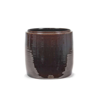 Serax Glazed Shades medium round flower pot brown Buy now on Shopdecor