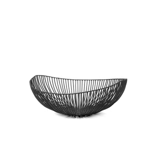 Serax Metal Sculptures Meo basket oval black Buy now on Shopdecor