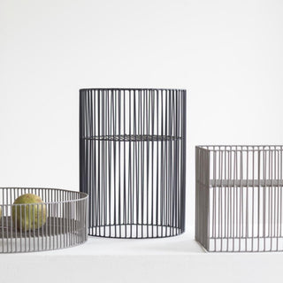 Serax Metal Sculptures Turn high basket grey Buy now on Shopdecor