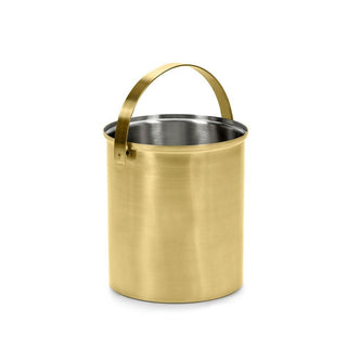 Serax Table Accessories ice bucket L brushed steel gold Pvd Buy now on Shopdecor