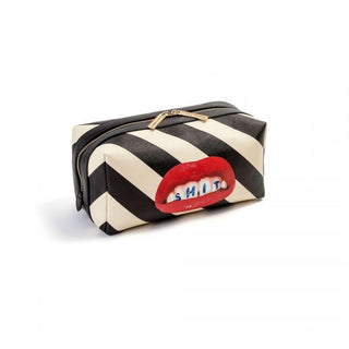 Seletti Toiletpaper Wash Bag Sthit Stripes Buy now on Shopdecor