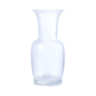 Venini Frozen Opalino 706.22 vase crystal sandblasted h. 36 cm. Buy now on Shopdecor