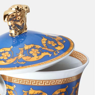 Versace meets Rosenthal 30 Years Mug Collection Floralia Blue mug with lid Buy now on Shopdecor
