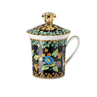 Versace meets Rosenthal 30 Years Mug Collection Gold Ivy mug with lid Buy now on Shopdecor