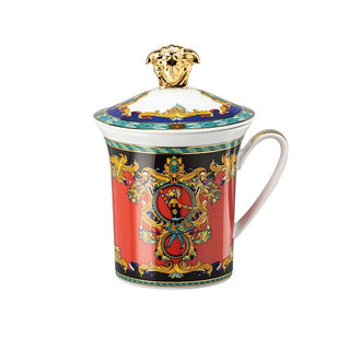 Versace meets Rosenthal 30 Years Mug Collection Le Roi Soleil mug with lid Buy now on Shopdecor