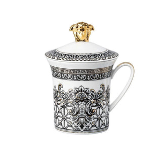 Versace meets Rosenthal 30 Years Mug Collection Marqueterie mug with lid Buy now on Shopdecor