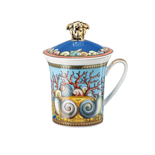 Versace meets Rosenthal 30 Years Mug Collection Les Trésors de la Mer mug with lid Buy now on Shopdecor