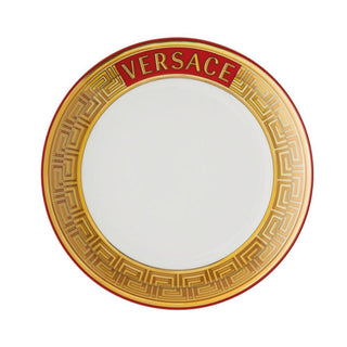 Versace meets Rosenthal Medusa Amplified Golden Coin plate diam. 21 cm. Buy now on Shopdecor