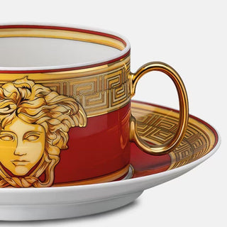 Versace meets Rosenthal Medusa Amplified Golden Coin tea cup and saucer Buy now on Shopdecor
