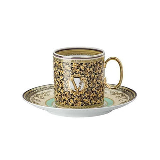 Versace meets Rosenthal Barocco Mosaic cup & saucer tall Buy now on Shopdecor