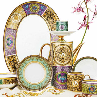 Versace meets Rosenthal Barocco Mosaic etagere Buy now on Shopdecor