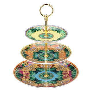Versace meets Rosenthal Jungle Animalier etagere Buy now on Shopdecor