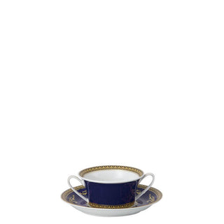 Versace meets Rosenthal Medusa Blue Creamsoup cup and saucer Buy now on Shopdecor