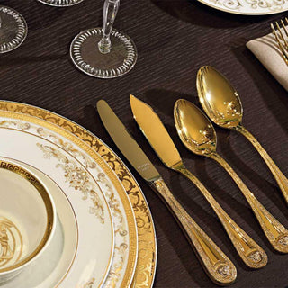 Versace meets Rosenthal Medusa Cutlery Big salad fork plated Buy now on Shopdecor
