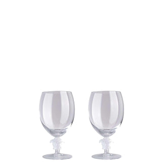 Versace meets Rosenthal Medusa Lumière 2nd Editon Set 2 red wine glass Buy now on Shopdecor