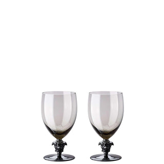 Versace meets Rosenthal Medusa Lumière 2nd Editon Set 2 red wine glass Buy now on Shopdecor