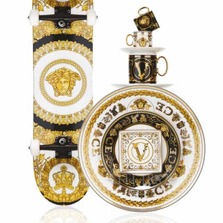 Versace meets Rosenthal Virtus Gala Black mug with handle Buy now on Shopdecor