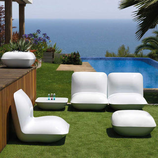Vondom Pillow beach chair/sunlounger LED bright white/RGBW multicolor Buy now on Shopdecor