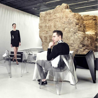 Vondom Voxel chair polyethylene by Karim Rashid Buy now on Shopdecor