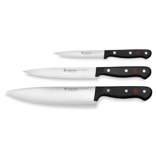 Wusthof Gourmet set 3 knives black Buy now on Shopdecor