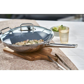 Zwilling Plus Wok Ceramic Coated with lid diam. 32 cm Steel Buy now on Shopdecor